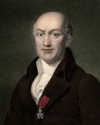Jean-Baptiste Joseph Delambre (1749-1822) - gravure - 19ème siècle