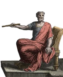 Josias, roi de Juda (641-609 av. J.-C.) - gravure de 1811 dans la Bible de Royaumont, Ancien Testament