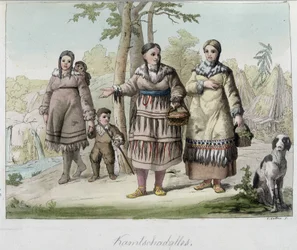 Kamtschadales, peuple de Sibérie