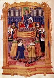 Le roi Louis XI et les chevaliers de l