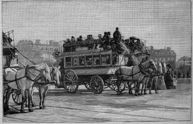 Les Omnibus de Paris au XIXe siècle : l