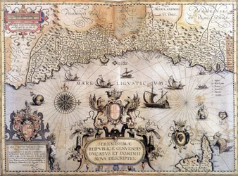 Carte de la République de Gênes