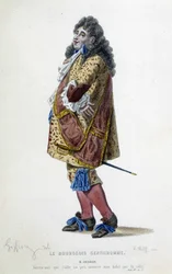 Monsieur Jourdain dans « Le bourgeois gentilhomme » de Molière