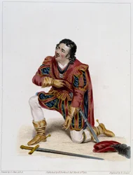 M. Kean en Gloster dans "Richard III" de Shakespeare, début XIXe siècle