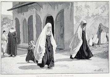 Femmes musulmanes en Bosnie. Dans Tour du monde 1/1896