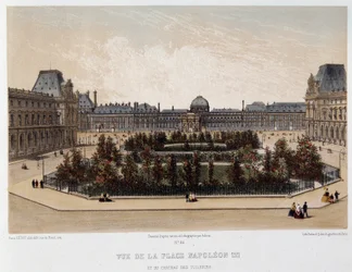 Place Napoléon III et le Palais des Tuileries