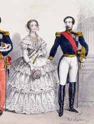 Napoléon III et Eugénie