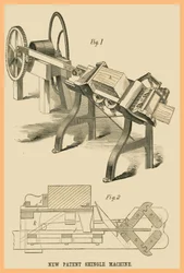 Nouvelle machine à bardeaux brevetée