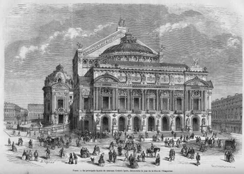 Opéra Garnier en 1867.