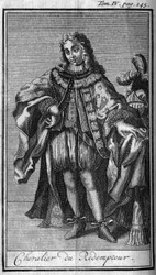 Ordres de Chevalerie. Chevalier du Rédempteur ou du précieux sang de Jésus dans le Duché de Mantoue au 17ème siècle. Dans « Histoire des ordres militaires ou chevaliers, des milices séculières et régulières des deux sexes, qui ont été établis jusqu
