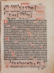 Page du livre liturgique « Liber Sacerdotalis » par Castellini