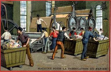 Atelier de fabrication de papier