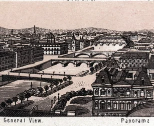 Paris, France : Vue générale. dans "Le monde illustre 168 vues" Non daté (fin du 19e siècle)