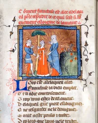 Personnages en conversation