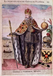Portrait en pied de Charles V, comte de Flandre