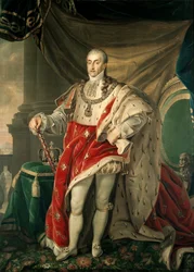 Portrait de Carlo Felice de Savoie (huile sur toile)