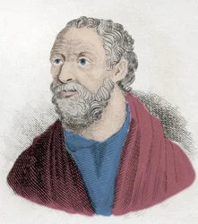 Portrait de Carnéade (219-128 avant J.-C.), philosophe grec