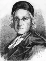 Portrait de Charles de Marguetel de Saint-Denis de Saint-Évremond (1613-1703), écrivain français.