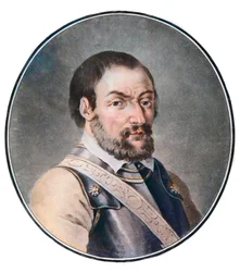 Portrait du Chevalier de Bayard (Pierre Terrail, seigneur de Bayard) (1475-1524), soldat français