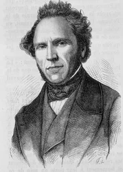 Portrait de Claude Anthime Corbon. Gravure de la fin du 19ème siècle dans « Histoire de France » de H. Martin