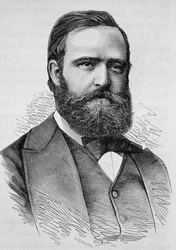 Portrait de Clément Duvernois. Gravure de la fin du 19ème siècle dans « Histoire de France » de H. Martin.