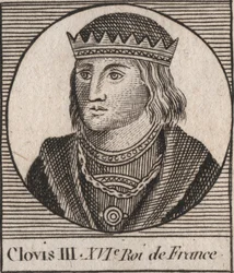 Portrait de Clovis III, roi des Francs de 691 à 695