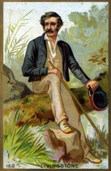 Portrait de David Livingstone (1813 - 1873). Chromolithographie de la fin du XIXe siècle.