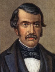 Portrait de David Livingstone, missionnaire écossais et explorateur africain.
