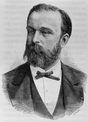 Portrait de Drouardel. Gravure de la fin du XIXe siècle dans "Histoire de France" par H. Martin