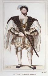 Portrait de François Ier (1494 - 1547) Gravure de 1830