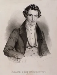 Portrait de Franz Schoberlechner (gravure)