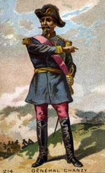 Portrait du Général Chanzy (1823 - 1883). Chromolithographie de la fin du 19ème siècle