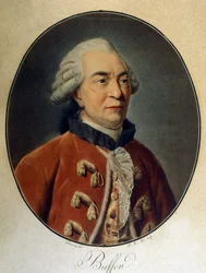Portrait de Georges Louis Leclerc, Comte de Buffon (1707 - 1788), naturaliste et écrivain français.