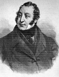 Portrait de Gioacchino Rossini (1792-1868) - dans "Les Contemporains", n.d. fin 19ème siècle