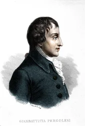 Portrait de Giovanni Battista Pergolesi (1710 - 1736)