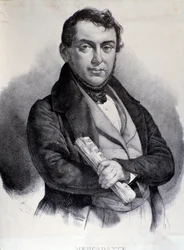 Portrait de Giuseppe Saverio Mercadante (lithographie)