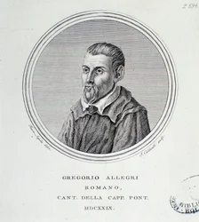 Portrait du compositeur italien Gregorio Allegri (1582-1652)