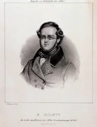 Portrait de Jacques Fromental Halévy (gravure)