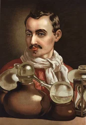 Portrait de Jan Baptist Van Helmont. Médecin et chimiste flamand, disciple de Paracelse (Bruxelles)