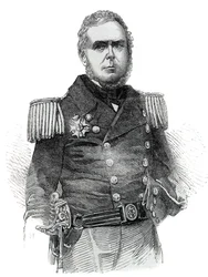 Portrait de John Pascoe Grenfell (1800-1869) officier de marine et diplomate de l