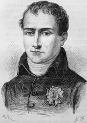 Portrait de Joseph Bonaparte (1768 - 1844). Gravure de la fin du 19ème siècle dans « Histoire de France » par H. Martin.