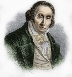 Portrait de Joseph Marie Jacquard (1752-1834), mécanicien français inventeur du métier à tisser