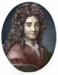 Portrait de La Bruyère. Gravure du XIXe siècle.