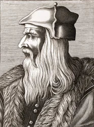 Portrait de Léonard de Vinci (1452 - 1519).