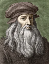Portrait de Léonard de Vinci