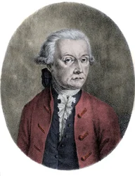 Portrait de Leopold Mozart (1719-1787), père de Wolfgang Amadeus Mozart (1756-1791)