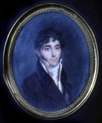 Portrait de Louis Mathieu, Comte de Molé (1781 - 1855), médaillon