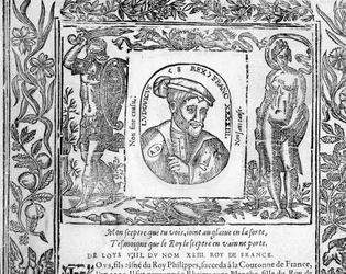 Portrait de Louis VIII Le Lion, Roi de France de 1223 à 1226