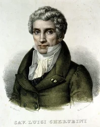 Portrait de Luigi Cherubini (1760-1842), compositeur italien.