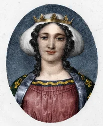 Portrait de Marguerite de Provence (1221 - 1295), reine de France